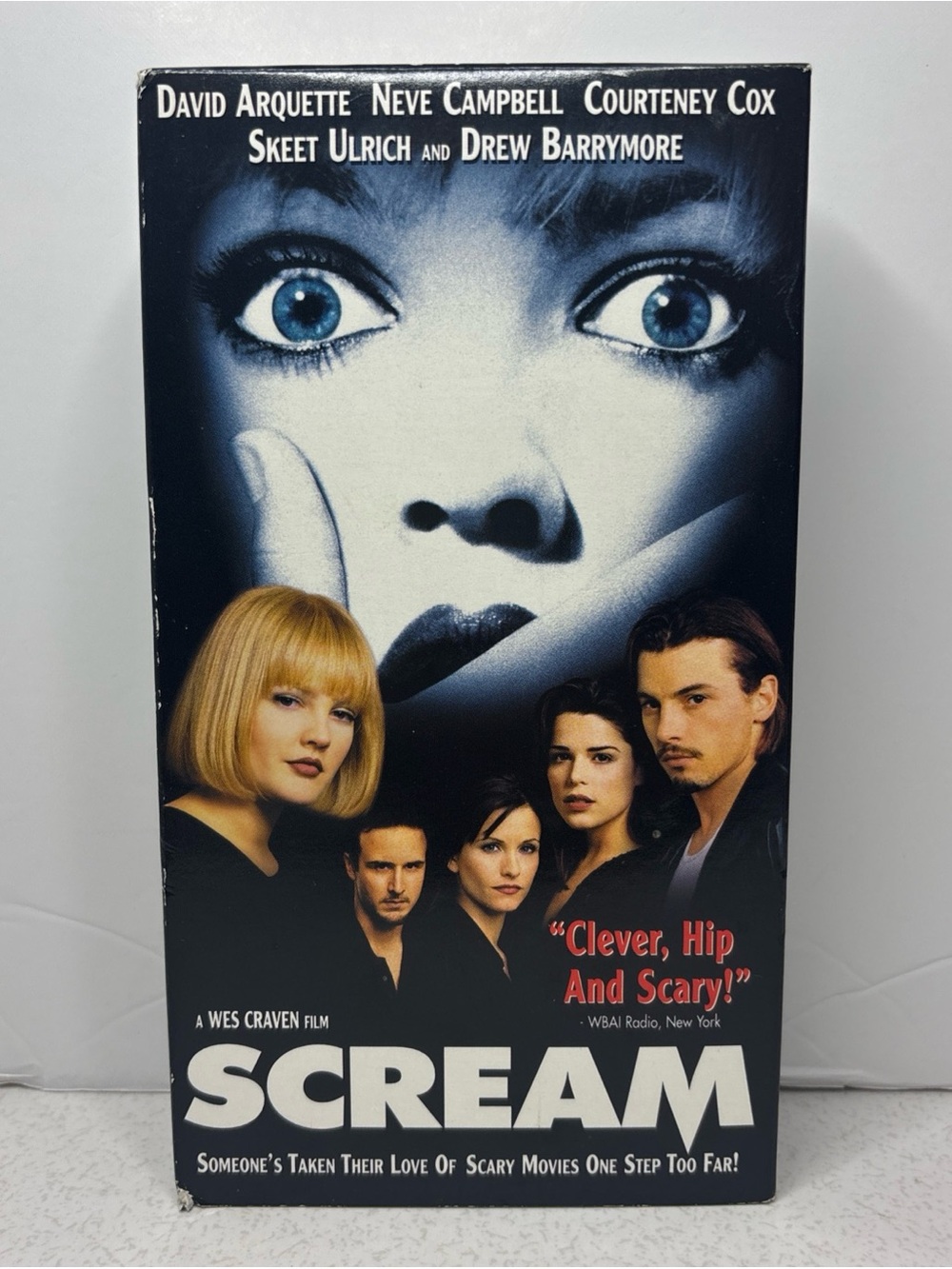 Scream (VHS, 1996, 10499) Wes Craven Horror Slasher GHOSTFACE Drew Barrymore